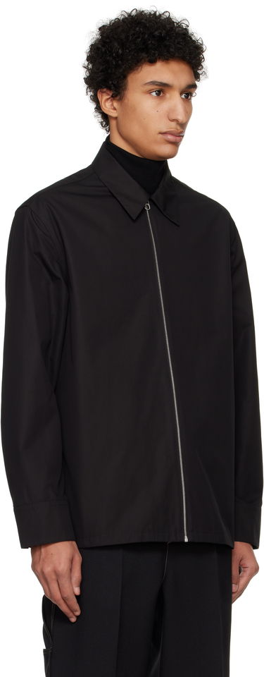 Košulja Jil Sander Jil Sander Zip-Up Shirt Crna | J22DL0249_J45002, 1
