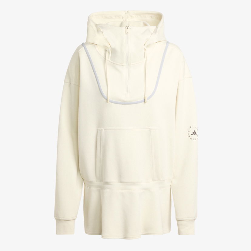 Dukserice adidas Originals Stella McCartney Peplum Hoodie Bijela | JX9108