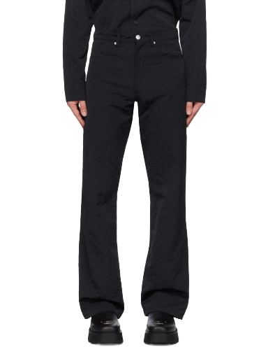 Hlače MISBHV Embossed Trousers Crna | 231M333