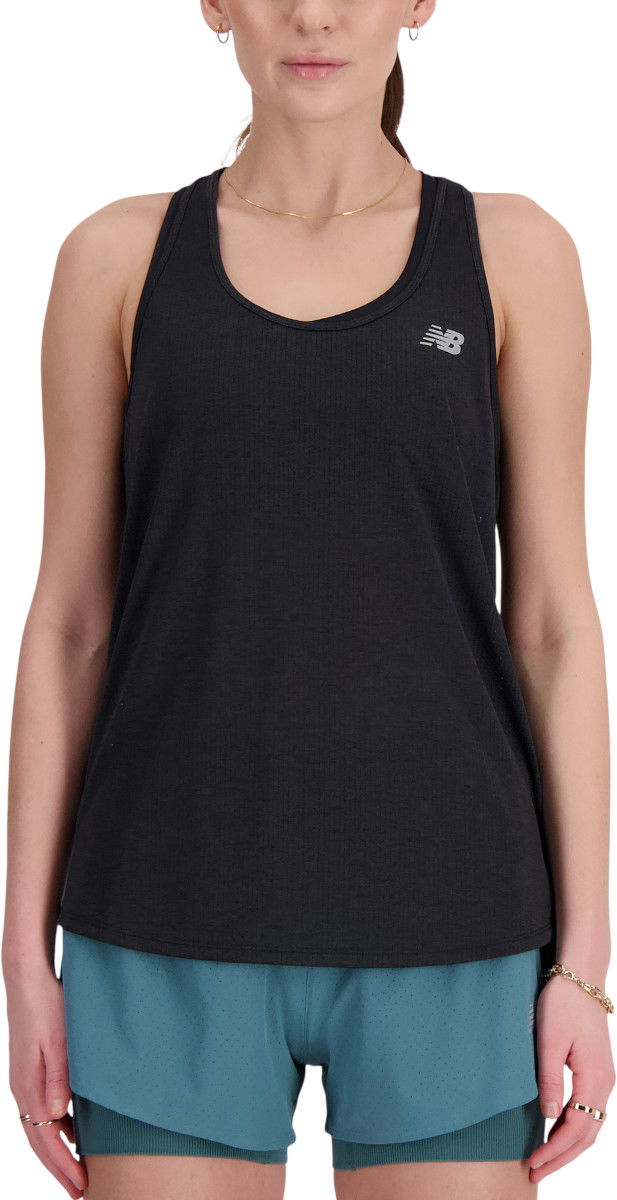 Majica bez rukava New Balance Athletics Tank Crna | wt41250-bkh