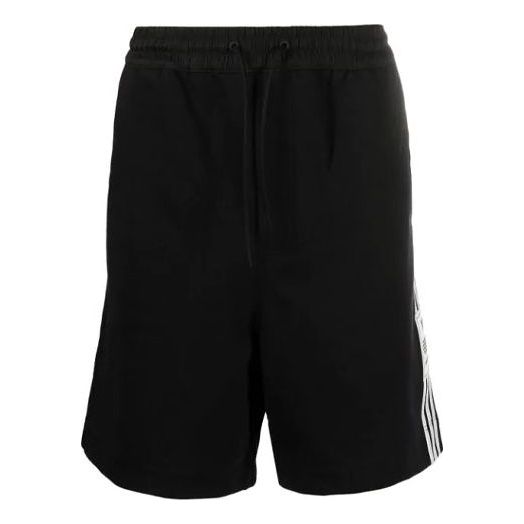 Kratke hlače adidas Originals Y-3 3-Stripes Terry Shorts Crna | H16336