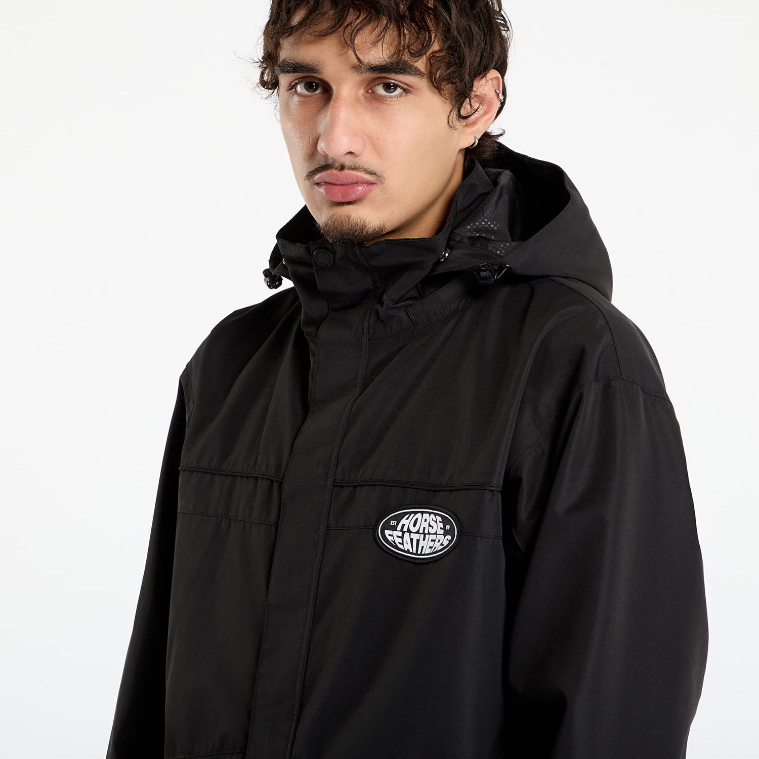 Jakna Horsefeathers Morris Jacket Crna | OM328A, 1