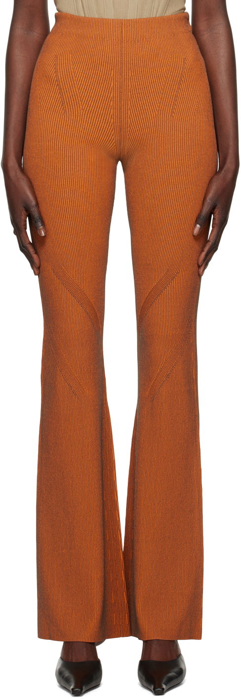 Tajice Dion Lee Angled Knit Trousers Narančasta | C7154R23