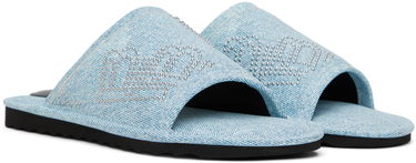 Dodaci BY FAR BY FAR Ari Stud Slides Plava | 23CRARSDNMSTD, 3