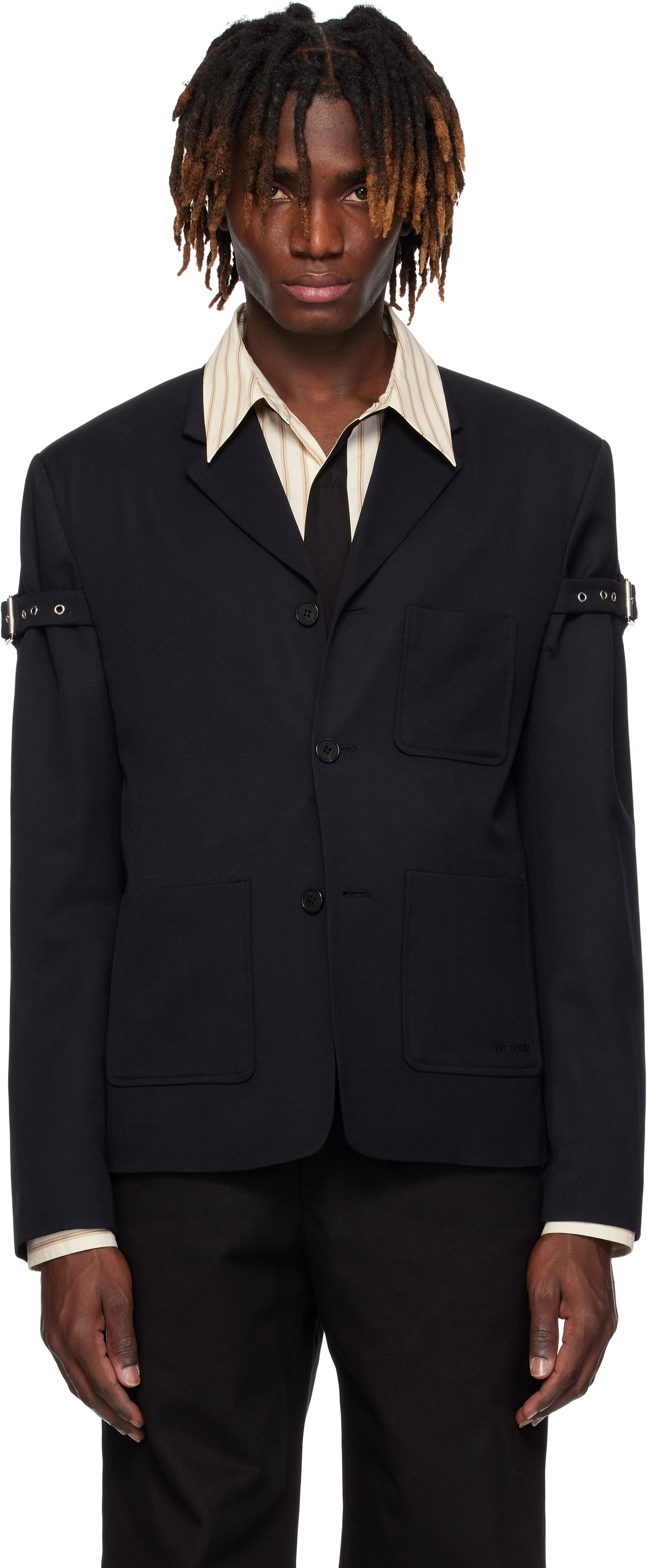 Jakna We11done We11done Belted Blazer Crna | WD-JK0-25-006-U-NV, 0