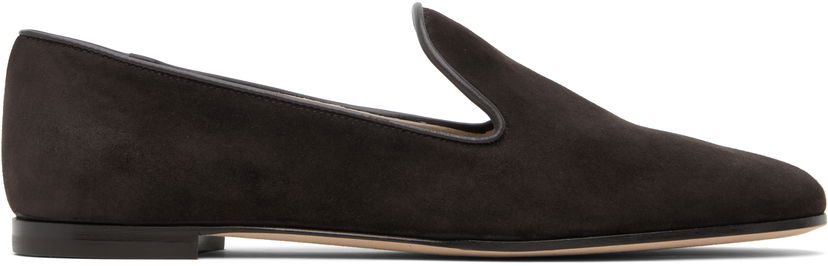 Tenisice i cipele Gianvito Rossi Gianvito Rossi Suede Loafers Crna | G25332-05CUO-XCN