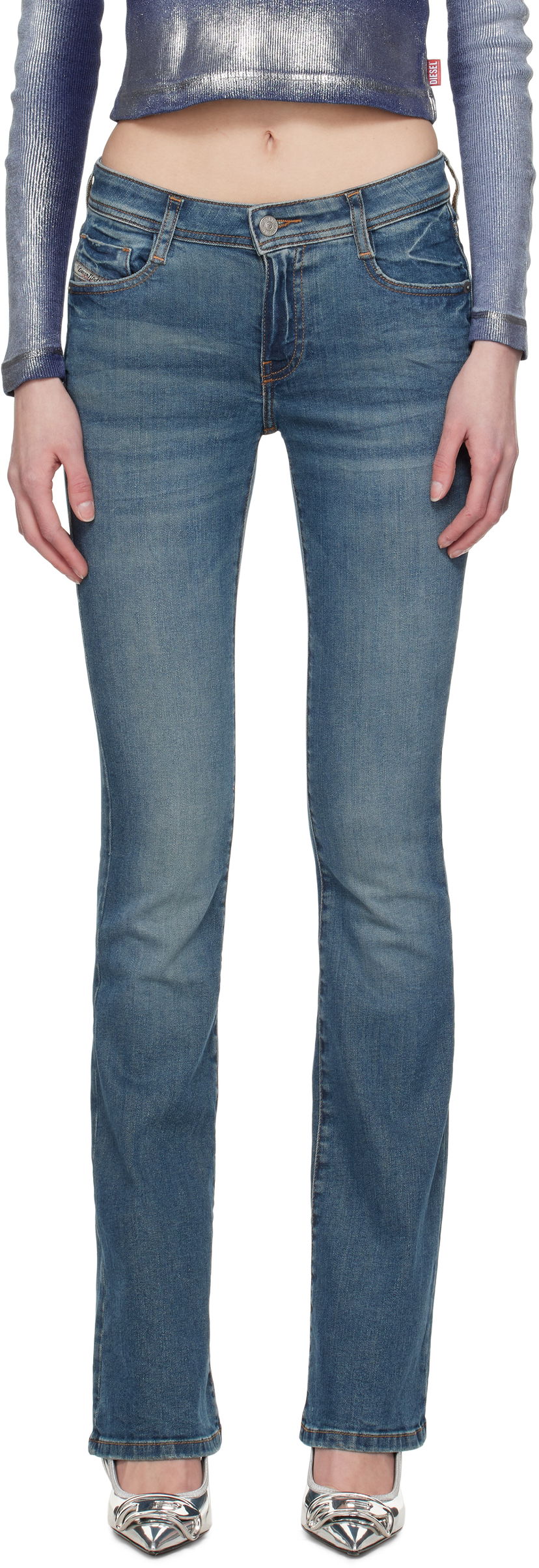Jeans Diesel Bootcut 1969 D-Ebbey Jeans Plava | A11003 0BMBT