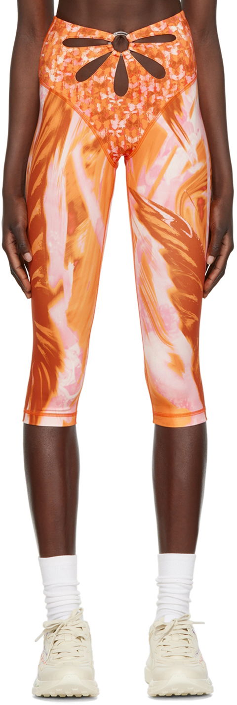 Tajice Collina Strada Collina Strada Sport Cutout Leggings Narančasta | XX6404