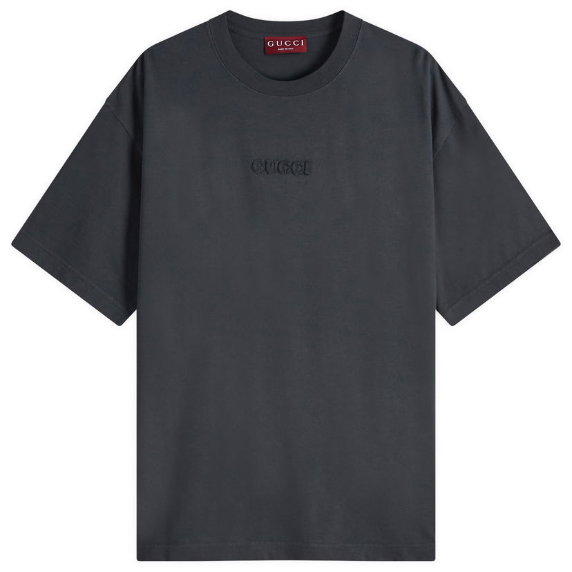 Majica kratkih rukava Gucci Men's Logo T-Shirt, Size Large Siva | 798115-XJG54-1168