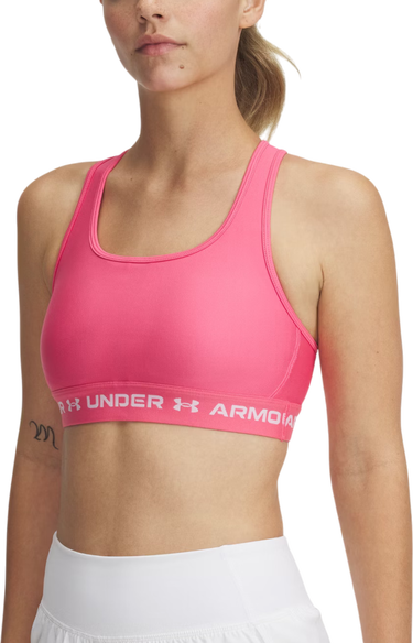 Grudnjak Under Armour Crossback Mid Sports Bra Ružičasta | 1361034-672, 0