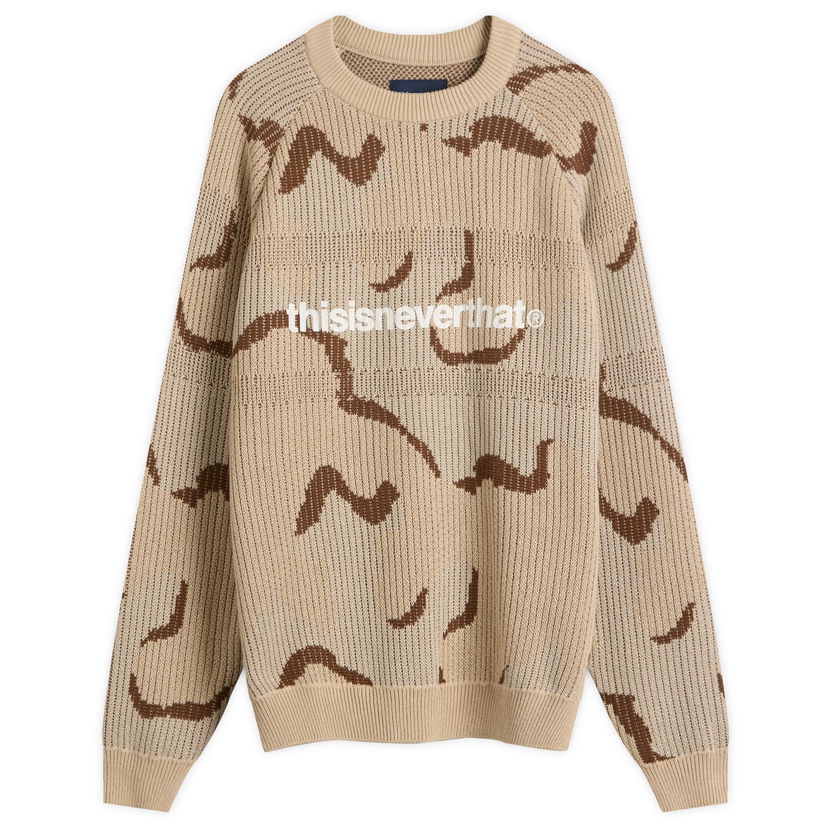 Džemper thisisneverthat T-Logo Knit Jumper Bež | TN253KKNPK01-CAM