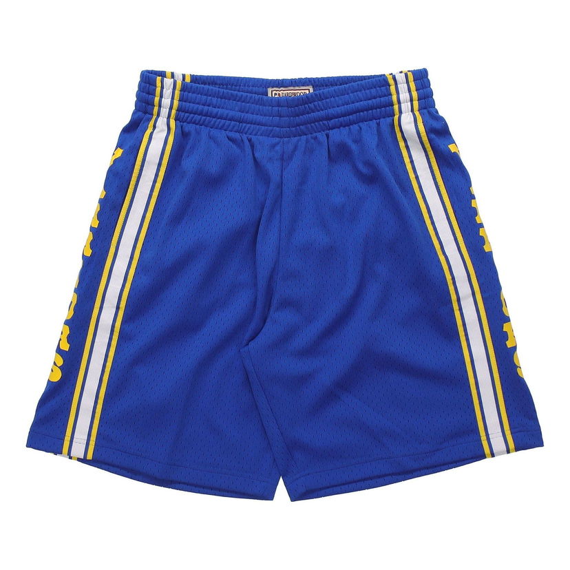 Kratke hlače Mitchell & Ness Mitchell & Ness Golden State Warriors Swingman Shorts Plava | SMSHGS18502-GSWROYA81