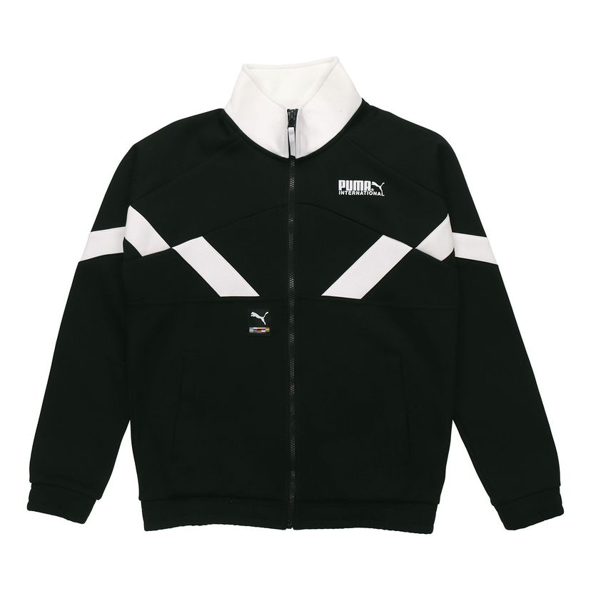 Jakna Puma Logo Stand Collar Track Jacket Crna | 531339-01
