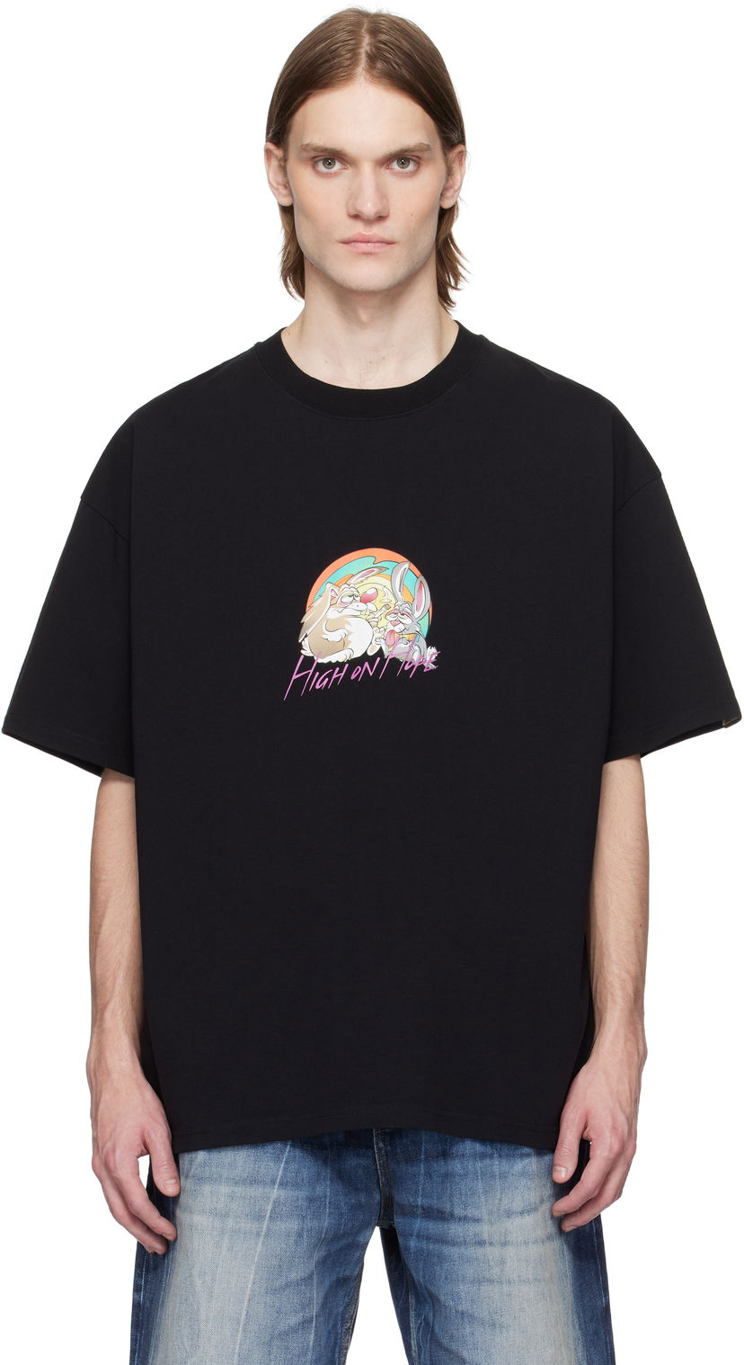 Majica kratkih rukava Martine Rose Martine Rose Oversized Graphic T-Shirt Crna | 621JE03001H