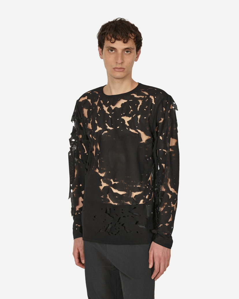 Majica kratkih rukava Post Archive Faction (PAF) 6.0 Long Sleeve Tee Left Black Crna | 60TLSLB  BLACK