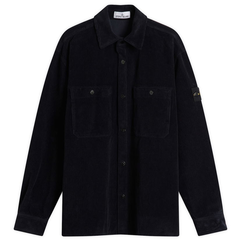 Košulja Stone Island Corduroy Overshirt, Size Large Tamnoplava | K2S151200012-V0020