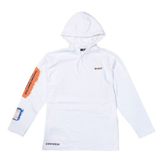 Dukserice Converse Converse x Rokit Crossover Hoodie Bijela | 10020773-A01