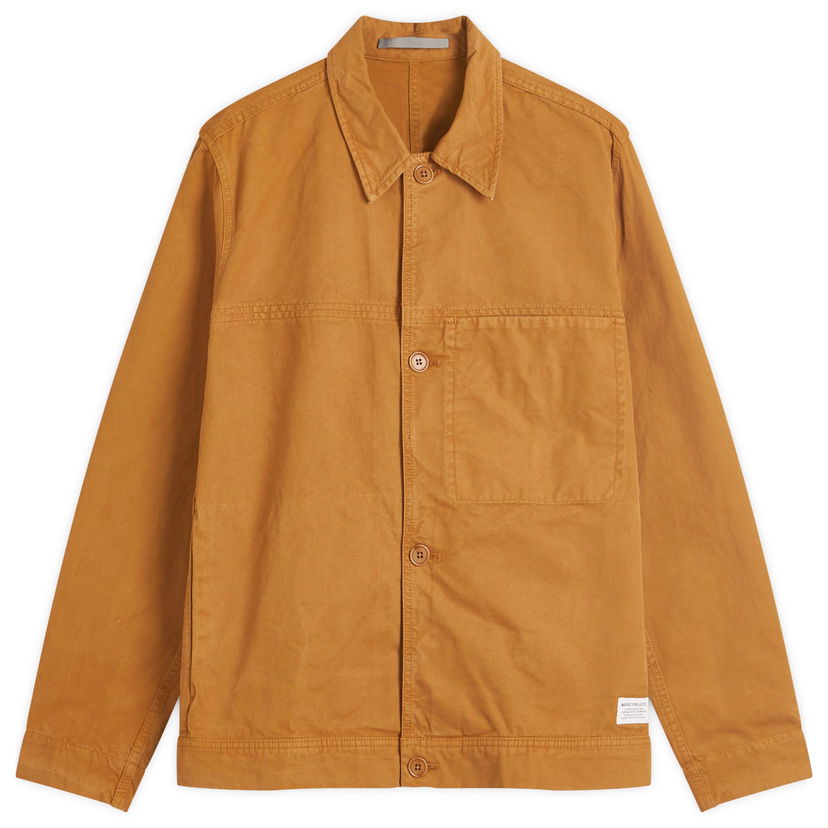 Jakna NORSE PROJECTS Norse Projects Marcus Canvas Overshirt Narančasta | N40-0821-2066