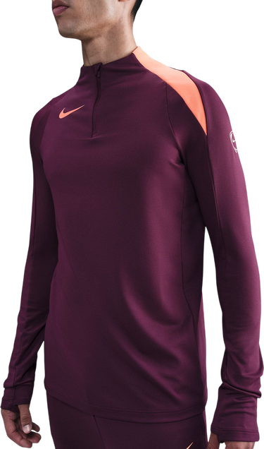 Dukserice Nike Dri-FIT Strike Drill Top Tamnocrvena | HV6402-610, 2