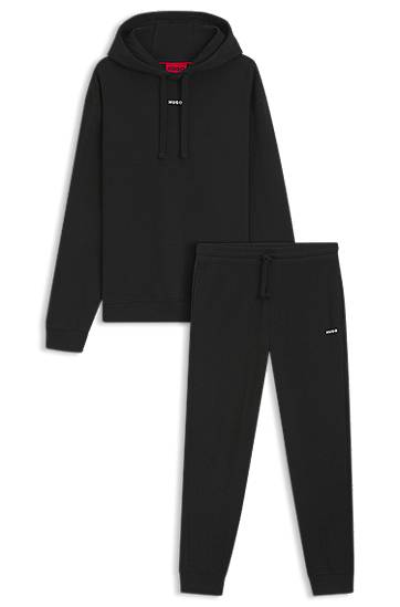 Trenerka BOSS Relaxed-Fit Tracksuit Crna | 50492581