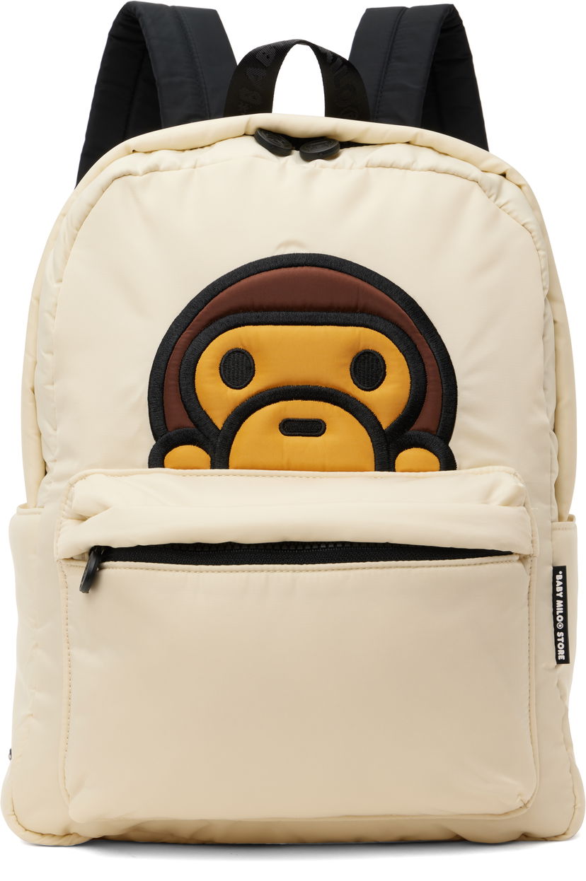 Ruksak BAPE BAPE Baby Milo Medium Backpack Bež | 0MXBGW4276XXO