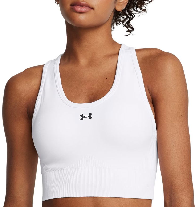 Grudnjak Under Armour Vanish Seamless Mid Sports Bra Bijela | 1384419-100