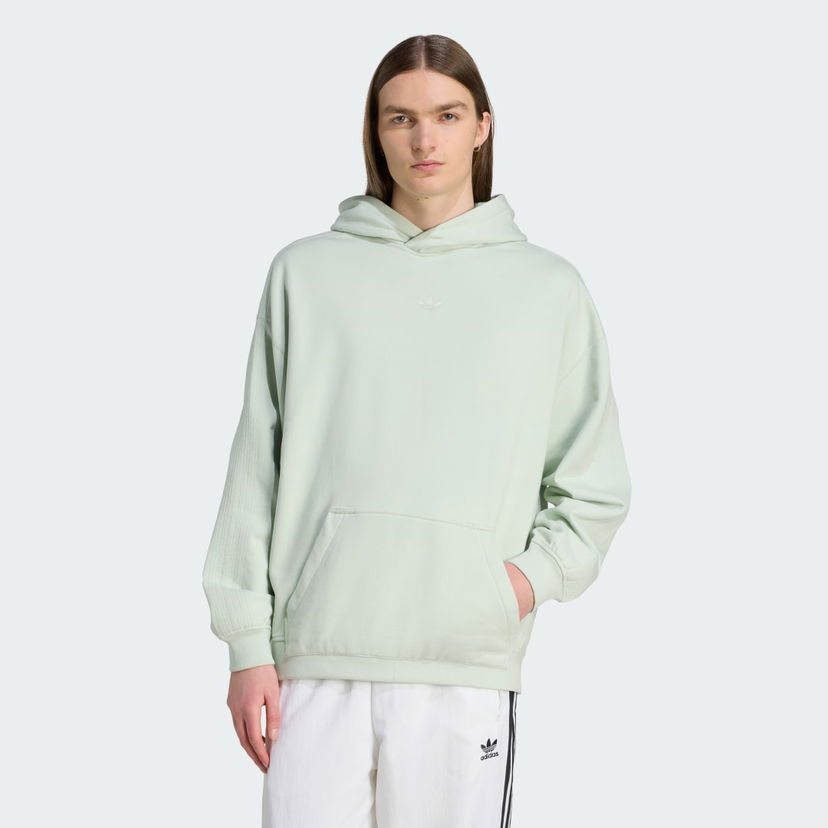 Dukserice adidas Performance Premium Essentials Hoodie Zelena | JW1035