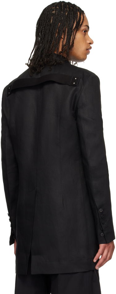 Jakna Rick Owens Rick Owens Hollywood Lido Blazer Crna | RU01E5753 TWL, 2