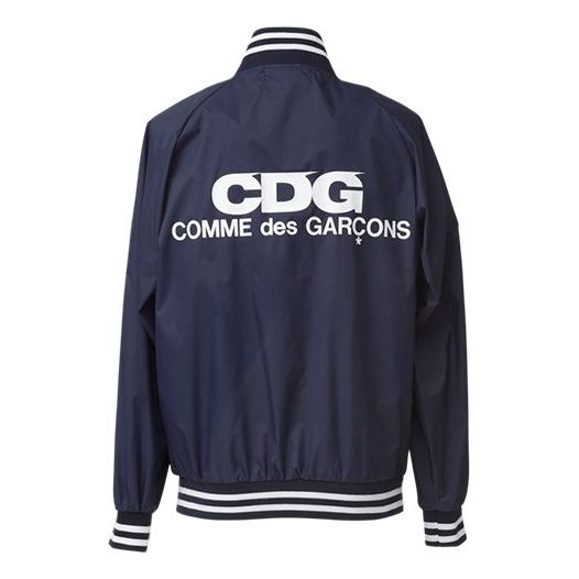 Bomber jakna Comme des Garçons CDG Varsity Alphabet Jacket Tamnoplava | SZ-J006-051-2