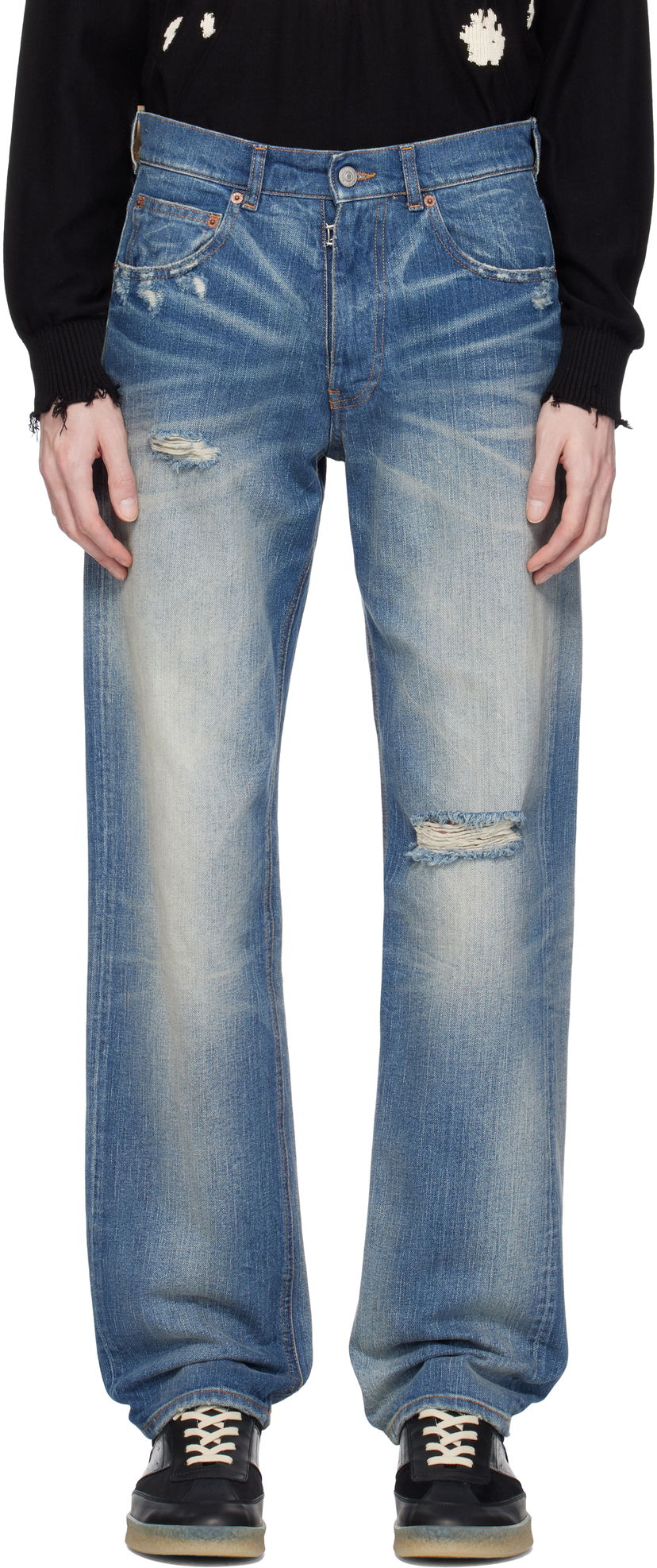 Jeans Maison Margiela MM6 Maison Margiela 5 Pockets Jeans Plava | SH0LA0019 M30016