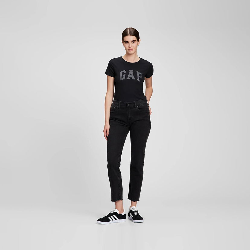Majica kratkih rukava GAP Logo Tees 2Pack Heath Crna | 548683-05