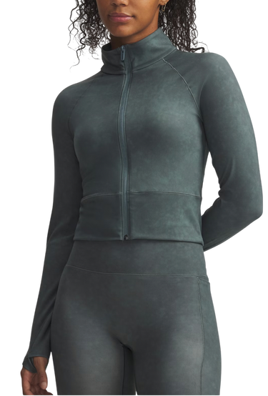 Jakna Under Armour Meridian Suede Effect Full Zip Top Zelena | 6007093-587, 0