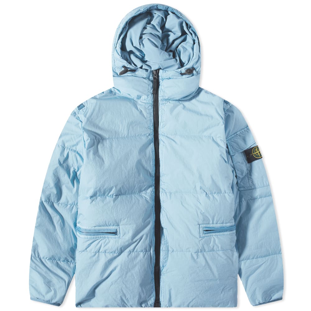 Pernata jakna Stone Island Crinkle Reps Down Jacket Plava | 771540223-V0046, 0