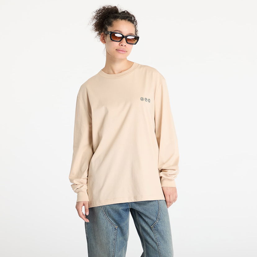 Majica kratkih rukava A.P.C. A.P.C. Adresse Long Sleeve T-Shirt Bež | COHBM-M26438 BAA