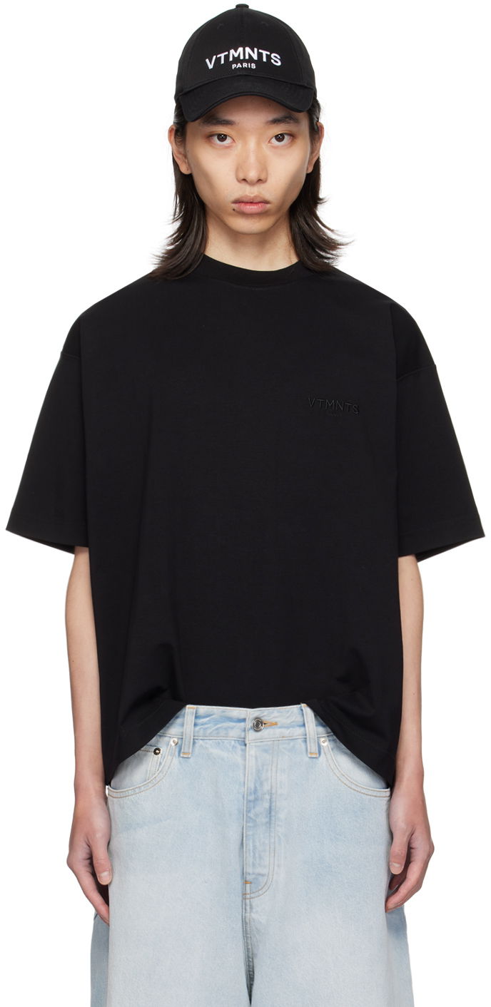 Majica kratkih rukava VETEMENTS Embroidered T-Shirt Crna | VL22TR100B