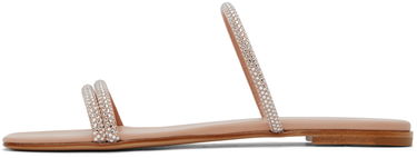 Tenisice i cipele Gianvito Rossi Cannes 05 Crystal Embellished Flat Sandals Bež | G16120.05CUO.XCN, 2
