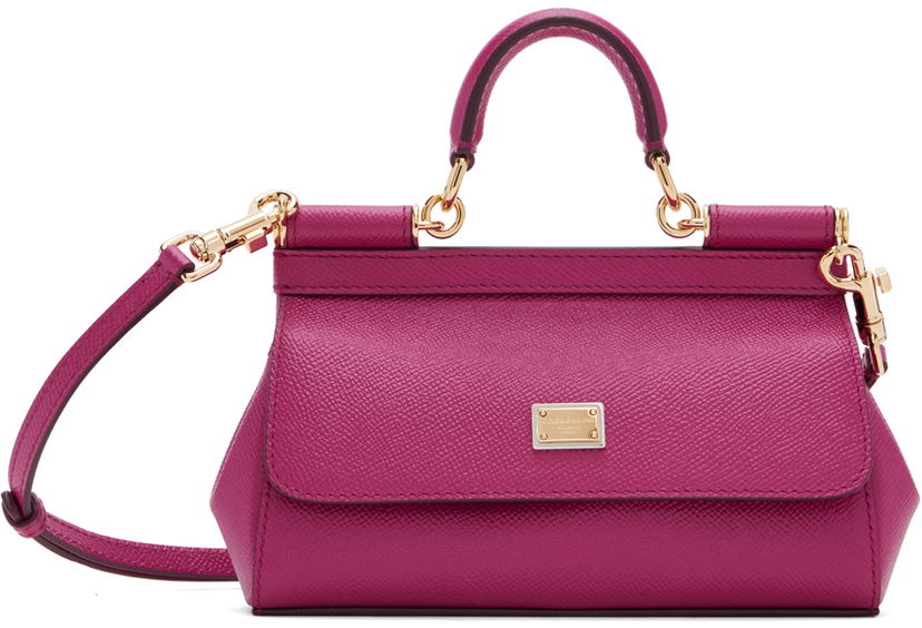 Ručna torbica Dolce & Gabbana Pink Small Sicily Bag Ružičasta | BB7116 A1001