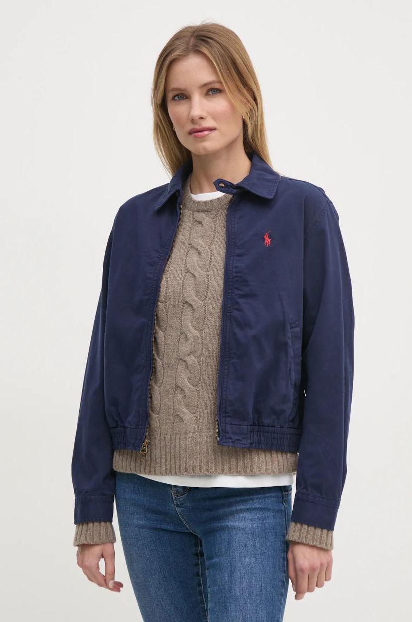 Vjetrovka Polo by Ralph Lauren Cotton Bomber Jacket Tamnoplava | 211934952