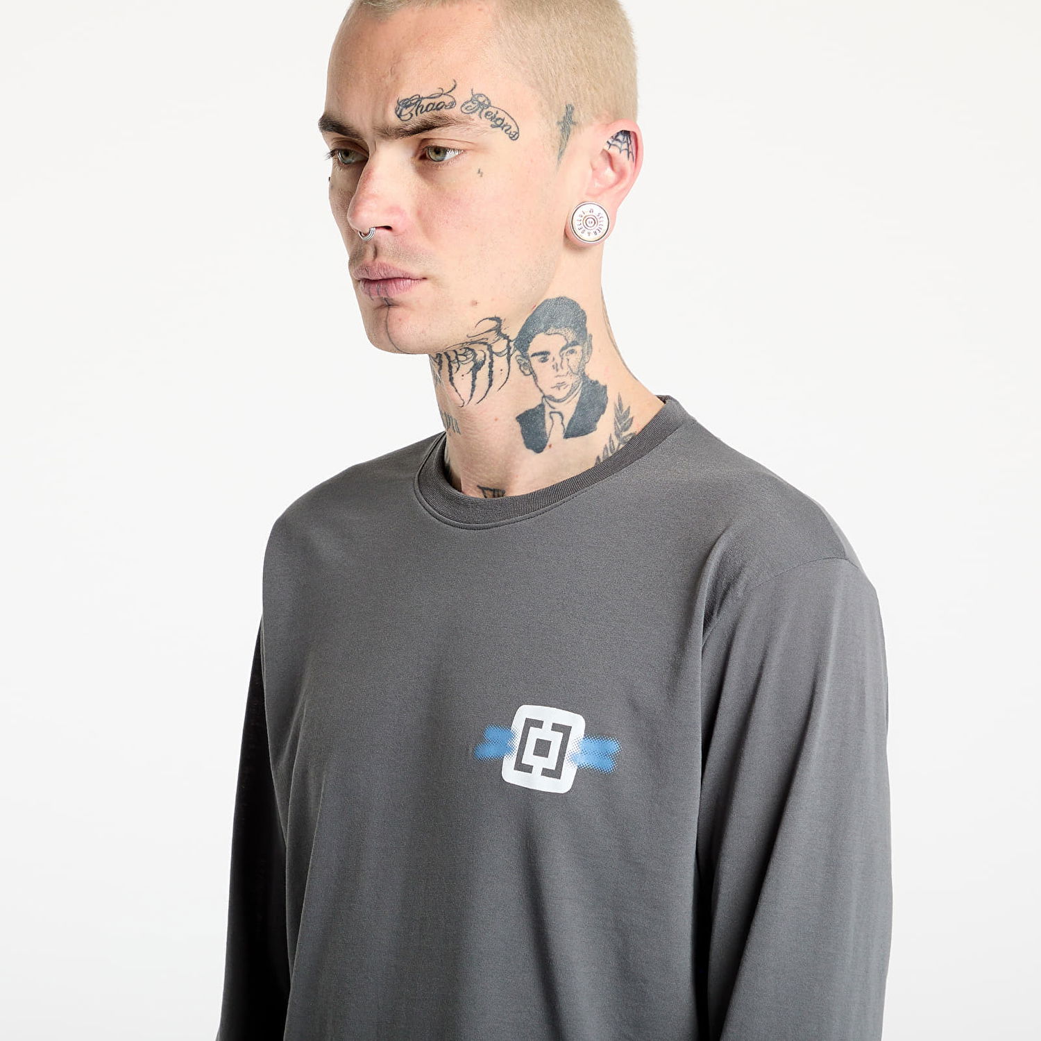 Majica kratkih rukava Horsefeathers Horsefeathers Fury Long Sleeve Bike Jersey Siva | SM1273M, 1