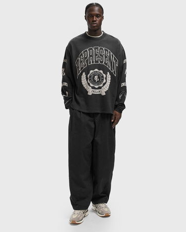 Majica kratkih rukava Represent Clo Collegiate Arch Legacy Crest Long Sleeve T-Shirt Crna | MLM100371-04, 1