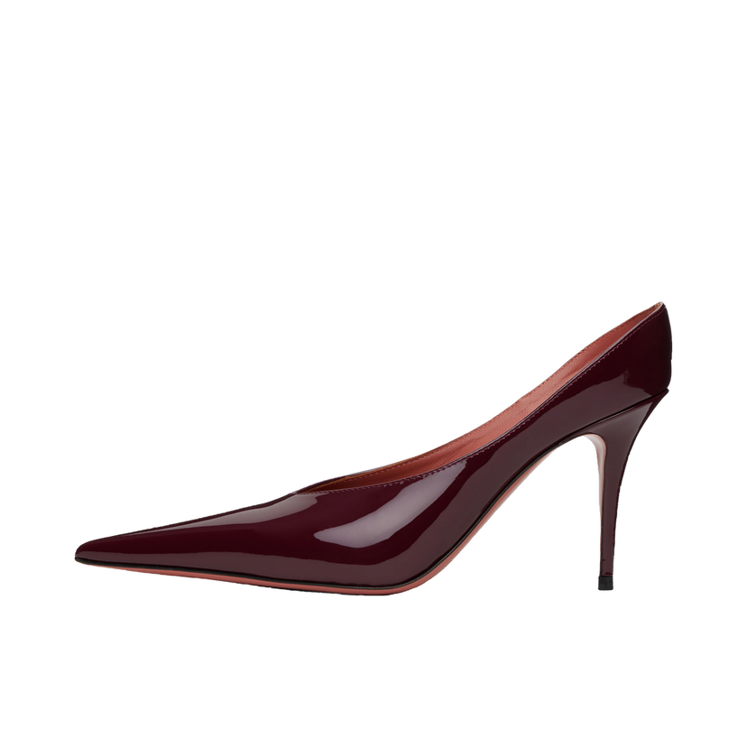Tenisice i cipele Amina Muaddi Patent Leather Pumps Tamnocrvena | ANOK MULE PATENT