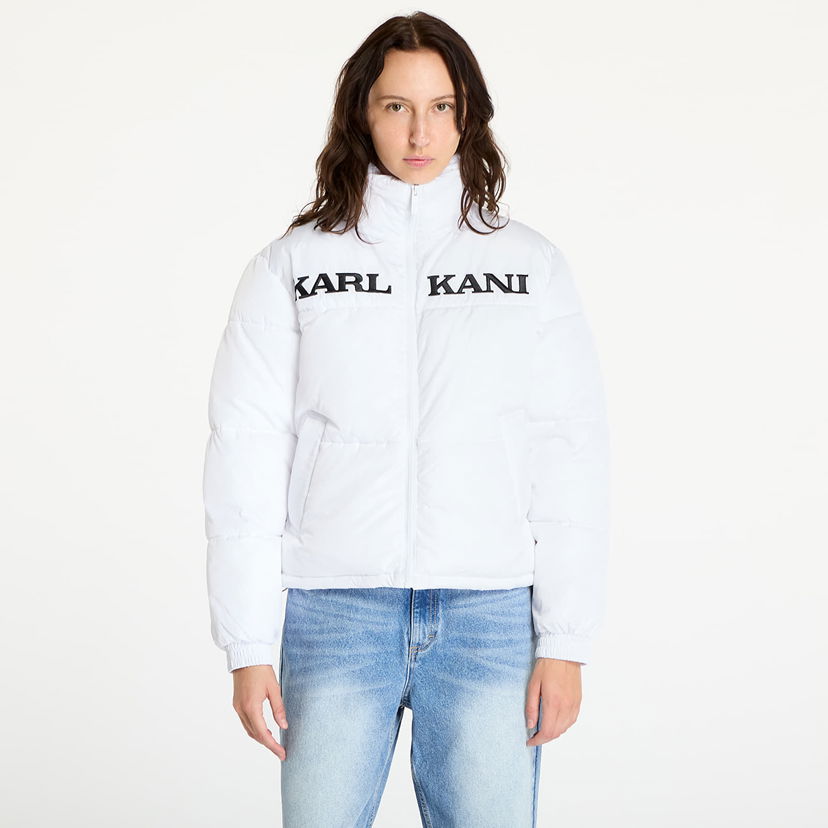 Pernata jakna Karl Kani Retro Essential Puffer Jacket Bijela | 61760001