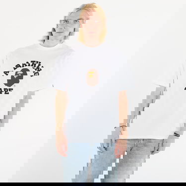 Majica kratkih rukava BAPE A BATHING APE College Tee XXL Bijela | 001TEL801001MWHT, 0