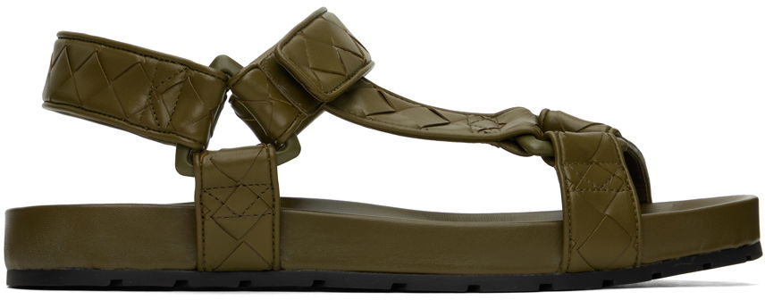 Tenisice i cipele Bottega Veneta Trip Leather Sandals Zelena | 775305V3HB0, 0