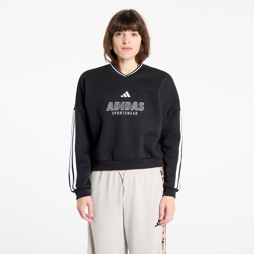 Dukserice adidas Performance Women's Tiro Cut 3 Stripes Fleece Sweatshirt Crna | JN2673