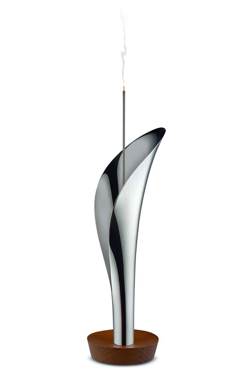 Home decor Alessi Lily Incense Burner Metalik | MW71