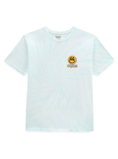 Majica kratkih rukava Vans 66 Peace Tie Dye T-Shirt Tirkiz | VN0006C7BQC