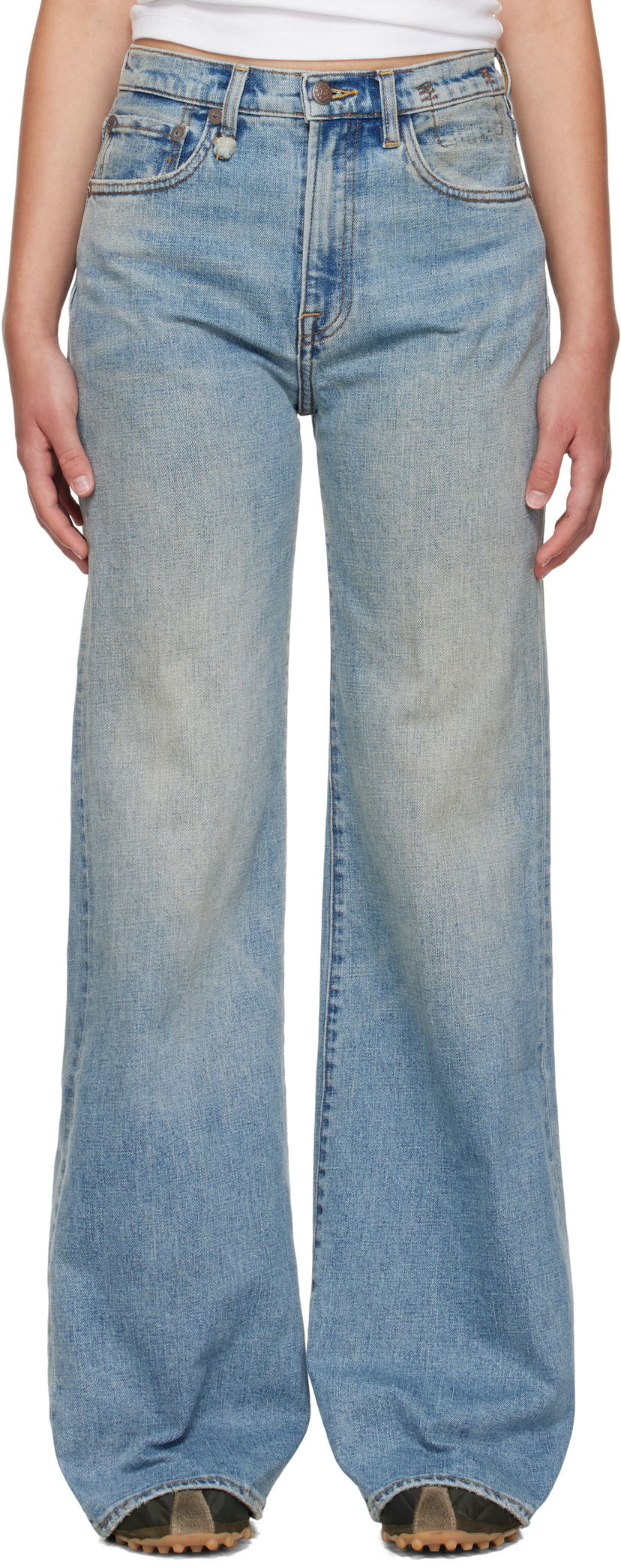 Jeans R13 R13 Straight Leg Jeans Plava | R13WD188-D247A
