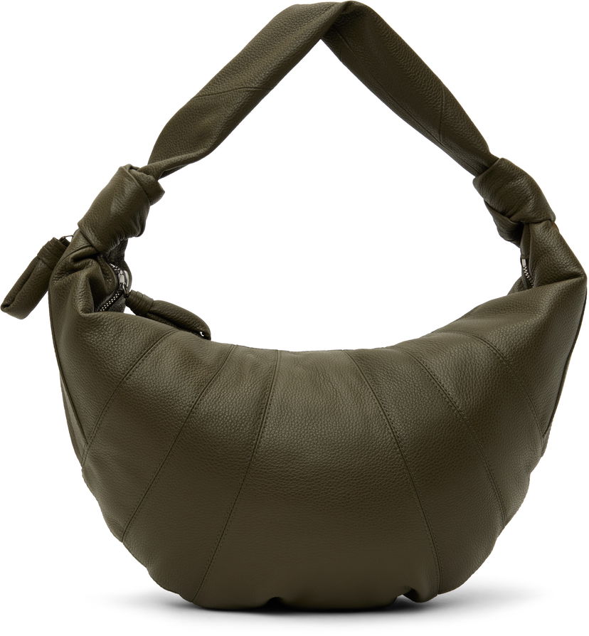 Ručna torbica LEMAIRE LEMAIRE Fortune Croissant Leather Shoulder Bag Zelena | BG0071 LL0018