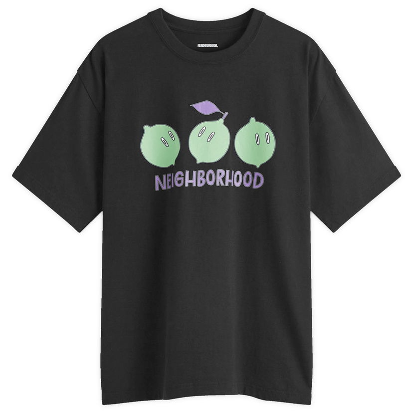 Majica kratkih rukava Neighborhood T-Shirt Black Crna | 242PCNH-ST20-BLK